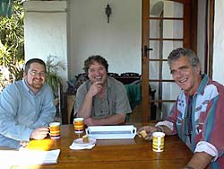 Tyler from Texas with Prof Michael Green & David