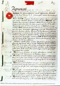 Record Contract 1904 - Melba