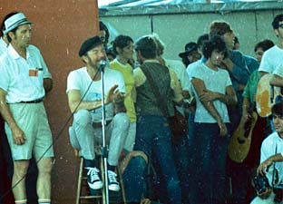 Pete Seeger - Backstage, Newport Folk 1969  by David Marks