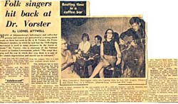 Folk Singers Hit Out