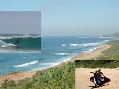 Young Zulu Surfers &ndash; Pumula Beach by Dylan Marks (2010)